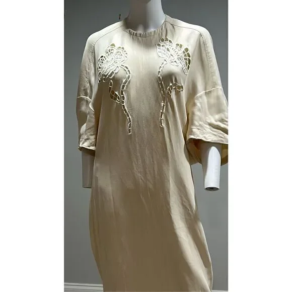 Stella McCartney Broderie Anglaise Cut Out Maxi Dress Size 8-10 (44) -  coffeafoods.com